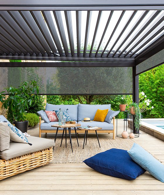 Pergola and Louvers